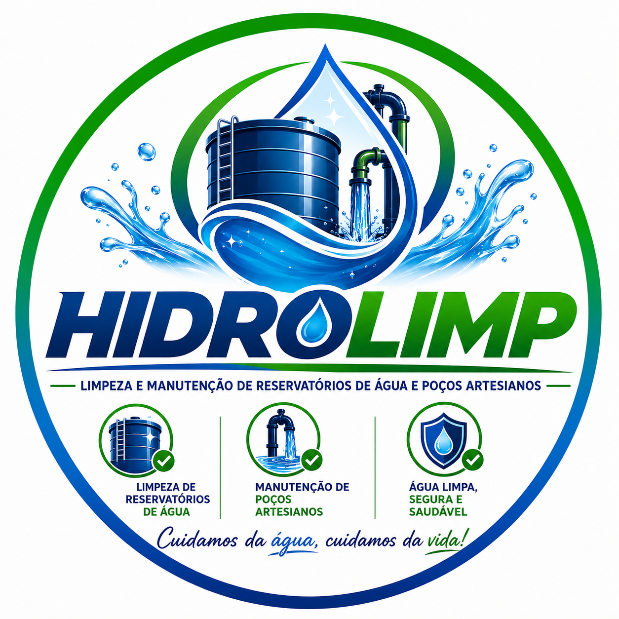 Logomarca HIDROLIMP